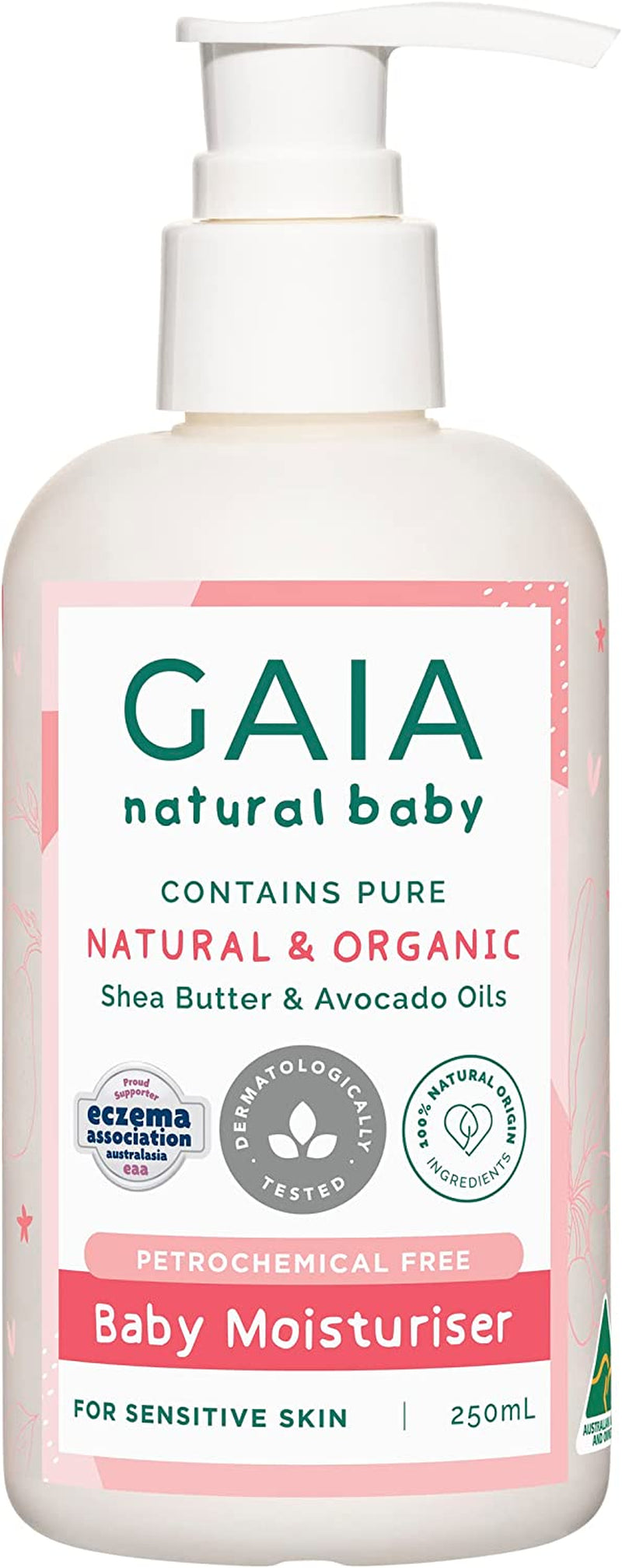 Gaia Skin Natural Baby Baby Stork Essential Gift Set (Pack of 3)