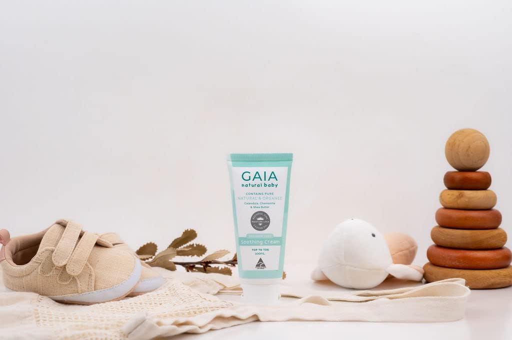 Natural Baby Soothing Cream | Organic Calendula | Organic Shea Butter | Organic Chamomile | Petrochemical Free | Perfume Free | Paraben Free | Nappy Rash | Dribble Rash | Australian Made | 100Ml