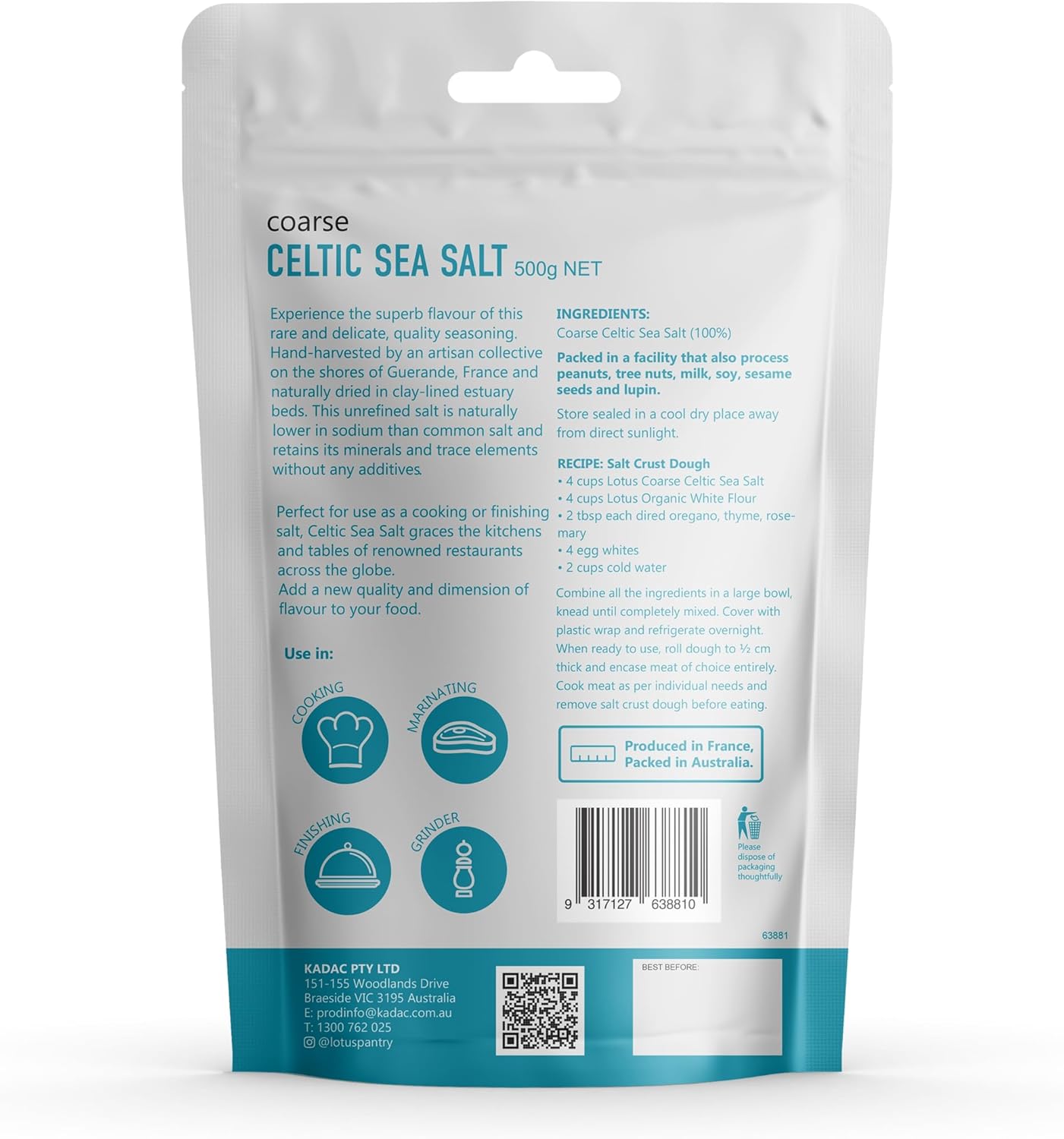Coarse Celtic Sea Salt 500 G