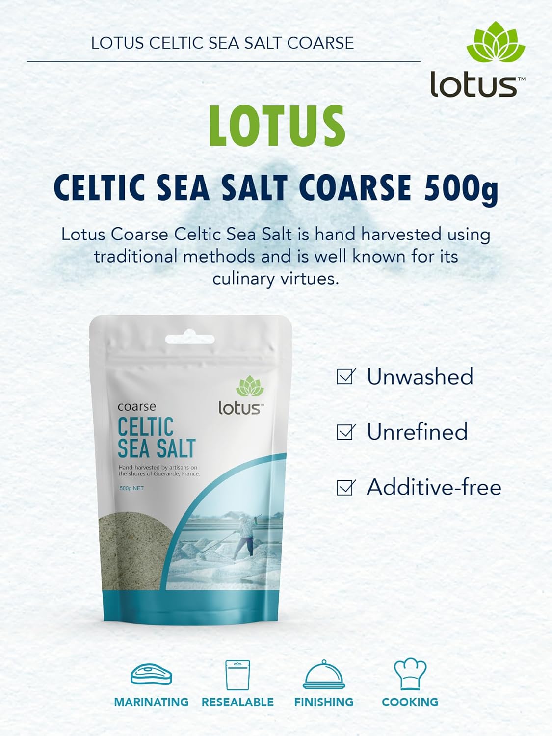Coarse Celtic Sea Salt 500 G
